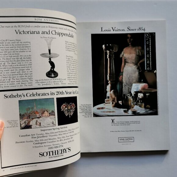 May 1987 City & Country Home Magazine Canadian Lifestyle Interior Design Toronto - Picture 3 of 6